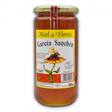Miel de Flores 950 g. Miel de Flores cosechada en España.